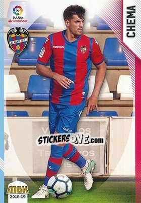 Sticker Chema - Liga 2018-2019. Megacracks n. 329 - Panini