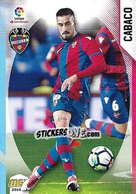 Sticker Cabaco - Liga 2018-2019. Megacracks - Panini