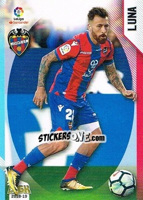 Sticker Luna - Liga 2018-2019. Megacracks n. 333 - Panini