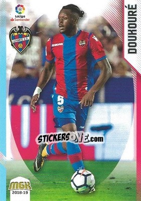 Sticker Doukouré - Liga 2018-2019. Megacracks - Panini