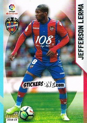 Sticker Jefferson Lerma - Liga 2018-2019. Megacracks n. 336 - Panini