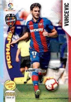 Figurina Vukcevic - Liga 2018-2019. Megacracks n. 336bis - Panini