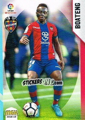Sticker Boateng - Liga 2018-2019. Megacracks n. 343 - Panini