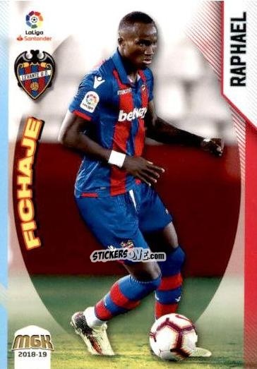 Sticker Raphael - Liga 2018-2019. Megacracks n. 345 - Panini