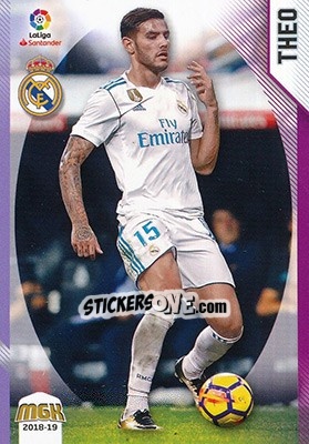 Sticker Theo Hernández - Liga 2018-2019. Megacracks n. 359 - Panini