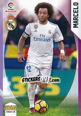 Sticker Marcelo - Liga 2018-2019. Megacracks n. 360 - Panini