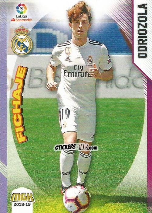 Figurina Odriozola - Liga 2018-2019. Megacracks n. 361 - Panini