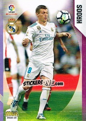 Sticker Kroos - Liga 2018-2019. Megacracks n. 363 - Panini