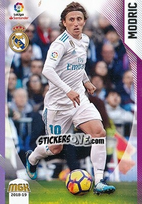Sticker Modric - Liga 2018-2019. Megacracks n. 364 - Panini