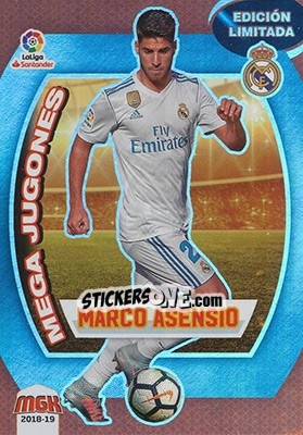 Sticker Marco Asensio - Liga 2018-2019. Megacracks n. 368b - Panini
