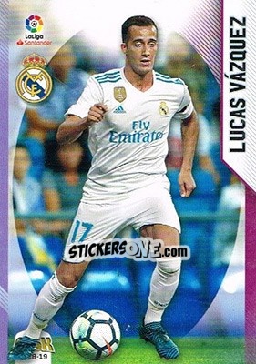 Sticker Lucas Vázquez - Liga 2018-2019. Megacracks n. 369 - Panini
