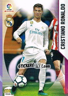 Sticker Cristiano Ronaldo - Liga 2018-2019. Megacracks - Panini