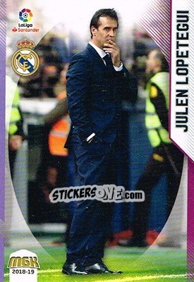 Cromo Julen Lopetegui - Liga 2018-2019. Megacracks - Panini