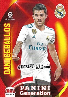 Sticker Dani Ceballos - Liga 2018-2019. Megacracks - Panini