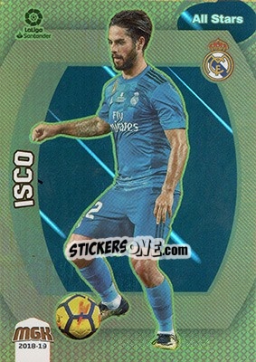 Sticker Isco - Liga 2018-2019. Megacracks - Panini