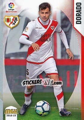 Sticker Dorado - Liga 2018-2019. Megacracks - Panini