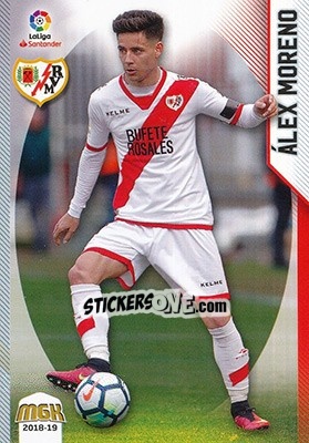 Cromo Álex Moreno - Liga 2018-2019. Megacracks - Panini