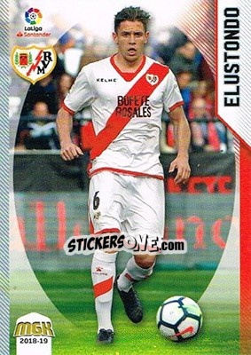 Cromo Elustondo - Liga 2018-2019. Megacracks - Panini