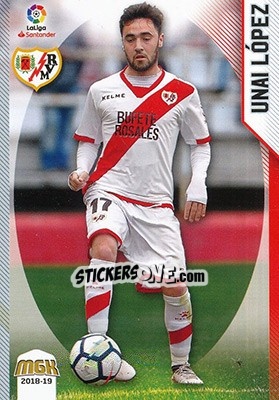 Sticker Unai López - Liga 2018-2019. Megacracks - Panini