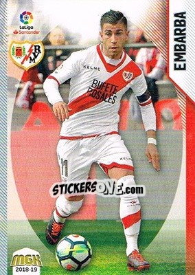 Cromo Embarba - Liga 2018-2019. Megacracks - Panini