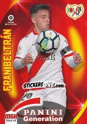 Cromo Fran Beltrán - Liga 2018-2019. Megacracks - Panini