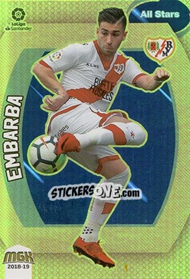 Cromo Embarba - Liga 2018-2019. Megacracks - Panini