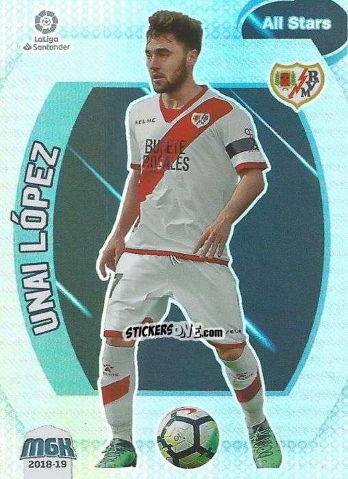 Cromo Unai López - Liga 2018-2019. Megacracks n. 404 - Panini
