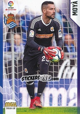 Cromo Moyá - Liga 2018-2019. Megacracks n. 407 - Panini
