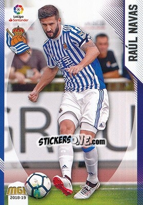 Sticker Raúl Navas - Liga 2018-2019. Megacracks - Panini