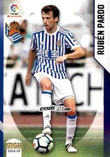 Sticker Rubén Pardo - Liga 2018-2019. Megacracks n. 416 - Panini