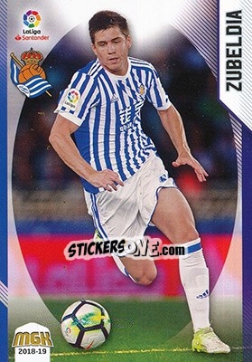 Cromo Zubeldia - Liga 2018-2019. Megacracks n. 418 - Panini