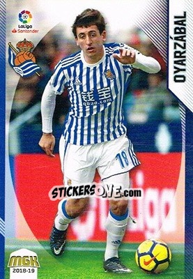 Cromo Oyarzábal - Liga 2018-2019. Megacracks n. 420 - Panini