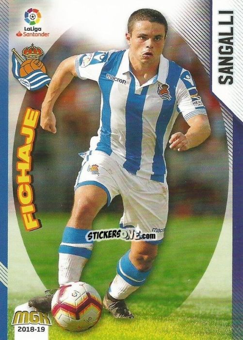 Cromo Sangalli - Liga 2018-2019. Megacracks n. 422 - Panini