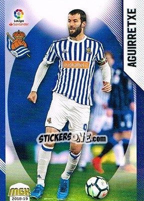 Sticker Aguirretxe - Liga 2018-2019. Megacracks - Panini
