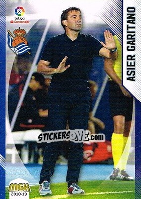 Sticker Asier Garitano - Liga 2018-2019. Megacracks - Panini