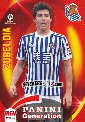 Sticker Zubeldia - Liga 2018-2019. Megacracks - Panini