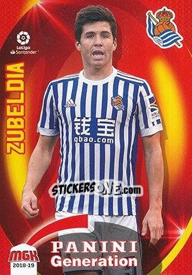Sticker Zubeldia - Liga 2018-2019. Megacracks n. 429 - Panini