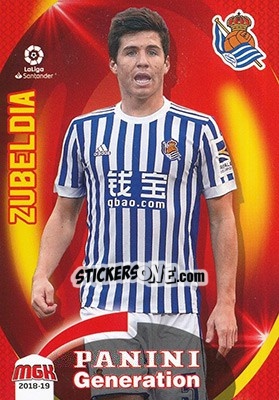 Figurina Zubeldia - Liga 2018-2019. Megacracks - Panini