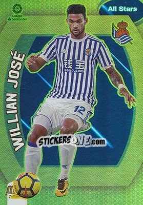 Sticker Willian José - Liga 2018-2019. Megacracks n. 430 - Panini