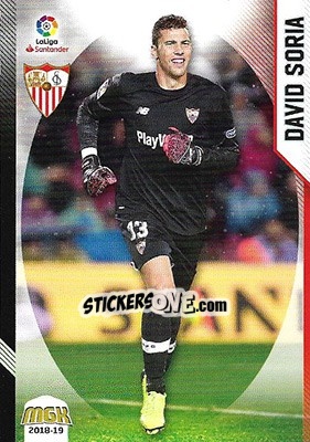 Cromo David Soria - Liga 2018-2019. Megacracks - Panini