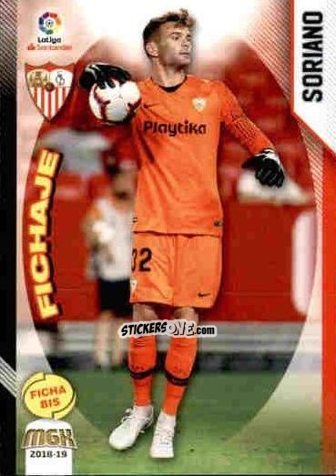 Sticker Soriano - Liga 2018-2019. Megacracks n. 435bis - Panini