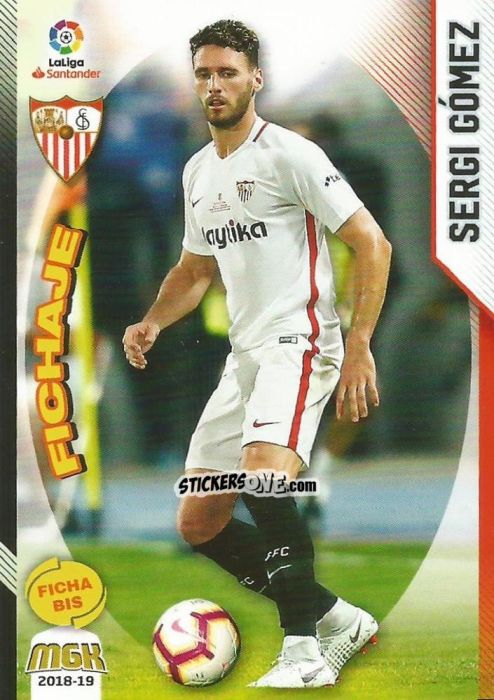 Cromo Sergi Gómez - Liga 2018-2019. Megacracks n. 441bis - Panini