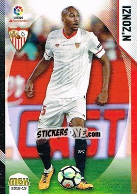 Sticker N'Zonzi - Liga 2018-2019. Megacracks n. 442 - Panini