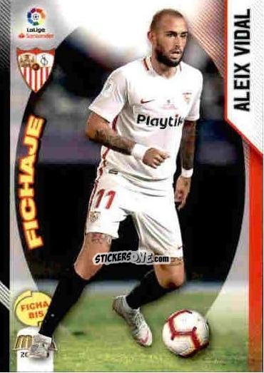 Figurina Aleix Vidal - Liga 2018-2019. Megacracks n. 442bis - Panini