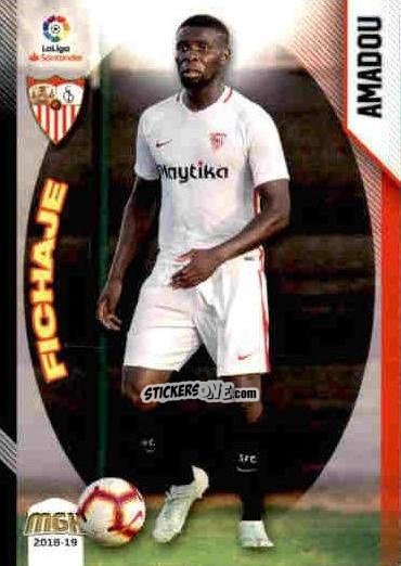 Sticker Amadou - Liga 2018-2019. Megacracks n. 443 - Panini