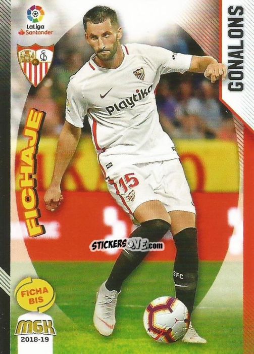 Cromo Gonalons - Liga 2018-2019. Megacracks n. 446bis - Panini