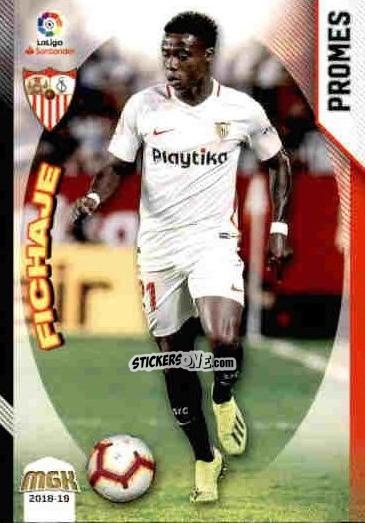 Figurina Promes - Liga 2018-2019. Megacracks n. 449 - Panini