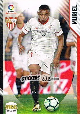 Sticker Muriel - Liga 2018-2019. Megacracks - Panini