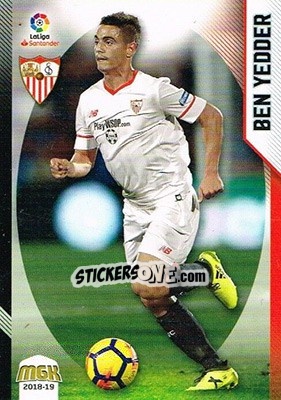 Cromo Ben Yedder - Liga 2018-2019. Megacracks - Panini