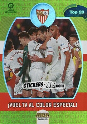 Cromo Vuelta al Color Especial - Liga 2018-2019. Megacracks - Panini